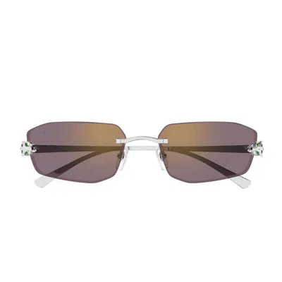 Cartier Ct0474s Panthère De Sunglasses In Black