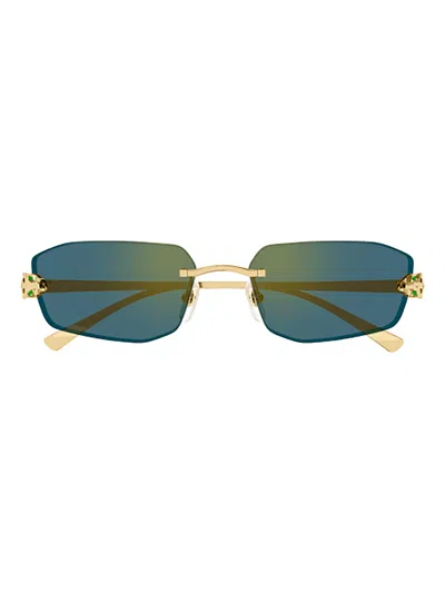 Cartier Ct0474s Sunglasses In Green