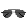 Cartier Ct0476s-004silver-black-smoke In Gray