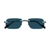 Cartier Ct0498s-004silver-silver-blue In Multi