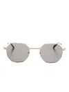 Cartier Ct0500s Sonnenbrille In Gold
