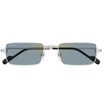Cartier Ct0501s-008 Silver-silver-light Blue