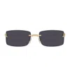 Cartier Ct0503s Panthère De  001 Gold Grey Sunglasses