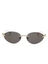 Cartier Ct0504s Sunglasses In Gold