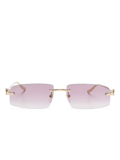 Cartier Ct0505s Sunglasses In Gold