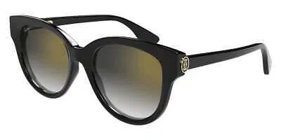 Pre-owned Cartier Ct0506s-001 Black Sunglasses In Green