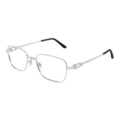 Cartier Ct0519o-002silver-silver-transparent In Metallic
