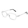 Cartier Ct0519o-002silver-silver-transparent In Metallic