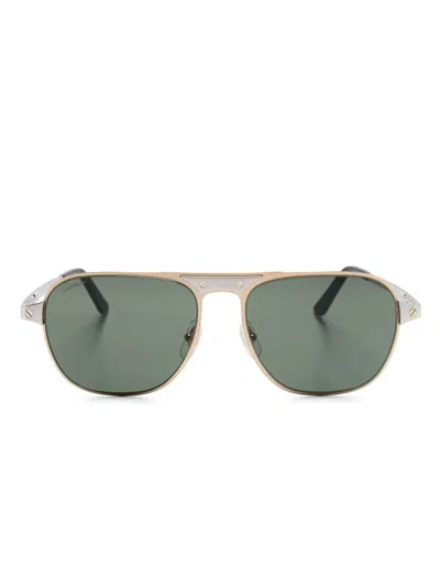 Cartier Ct0532s Sunglasses In Silver