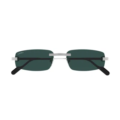 Cartier Ct0535s-002silver-silver-green