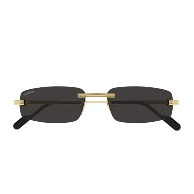 Cartier Ct0535s Première De Sunglasses In Gold