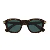 Cartier Geometric Sunglasses In Brown