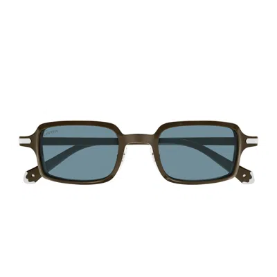 Cartier Ct0539s Première De  005 Brown Light Blue Glasses