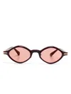Cartier Ct0540s Sunglasses In 红色