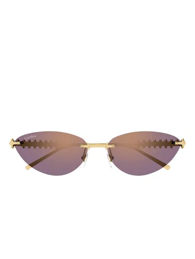 Cartier Ct0543s Sunglasses In Neutral