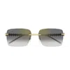 Cartier Ct0545s Clash De  001 Gold Grey Sunglasses