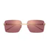 Cartier Ct0545s Clash De Sunglasses In Pink