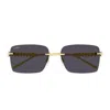 Cartier Ct0545s Clash De Sunglasses In Gold