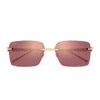 Cartier Ct0545s Clash De Sunglasses In Multi