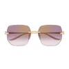 Cartier Ct0549s Panthere De Sunglasses In Neutral