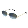 Cartier Round Sunglasses In 002