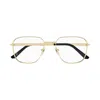 Cartier Ct0553o-005gold-gold-transparent In Transparent