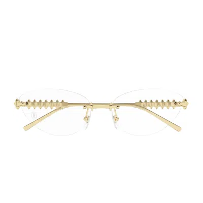 Cartier Ct0565o Clash De  001 Gold Glasses