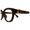 Cartier Ct0566o-006havana-havana-transparent In Brown