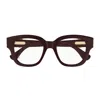 Cartier Ct0566o Panthère C De Eyeglasses In Red
