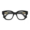 Cartier Ct0566o Panthère C De Eyeglasses In Black