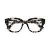 Cartier Rectangle Frame Glasses In Black