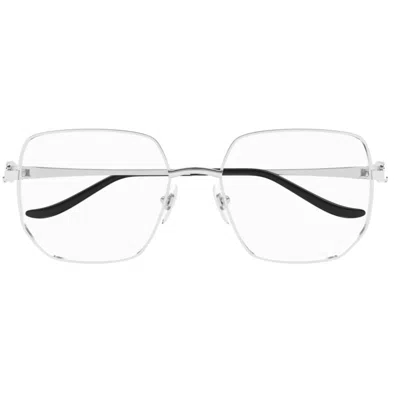 Cartier Ct0568o002 Silver Silver Transpa