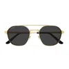 Cartier Ct0571s Santos De Sunglasses In Black