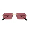 Cartier Ct0577s Première De Sunglasses In Burgundy