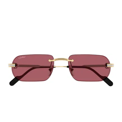 Cartier Ct0577s Première De Sunglasses In Gold