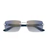 Cartier Rectangle-frame Sunglasses In Black