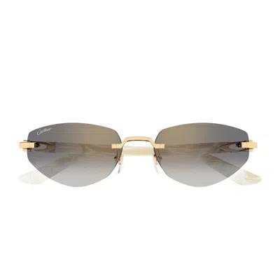 CARTIER CARTIER CT0580S DÉCOR C ALLONGÉ DE SUNGLASSES