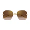 Cartier Ct0591s C De Sunglasses In Brown