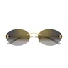 Cartier Eres Blue Dialogue Polyamide Bikini Bottom In Gold