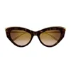 Cartier Ct0596s Panthere De Sunglasses In Brown
