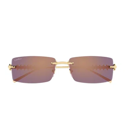 Cartier Ct0604s Clash De Sunglasses In Pink