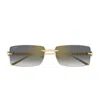 Cartier Ct0604s Clash De Sunglasses In Gold