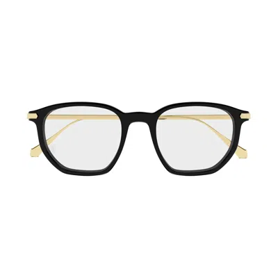 Cartier Ct0628o001-black-gold-transparent