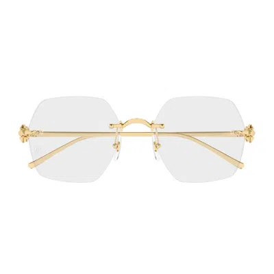 Cartier Ct0646o Clash De  001 Gold Glasses