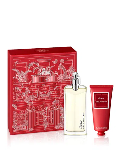 Cartier Declaration Eau De Toilette Gift Set In Transparent