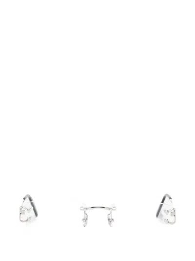 Cartier Décor C Rimless Glasses In Silver