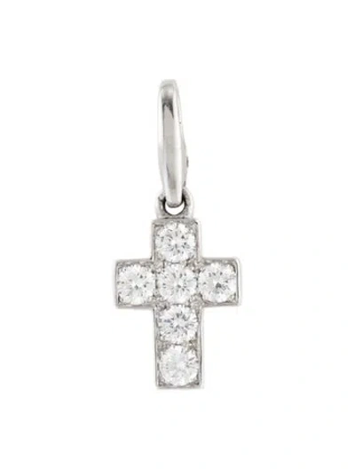 Pre-owned Cartier Decor Cross Charm, 1" In Multi