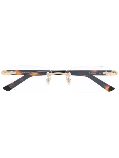 Cartier Decor Frameless Glasses In Gold