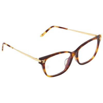 Cartier Demo Cat Eye Ladies Eyeglasses Ct0027oa 003 54 In Multi