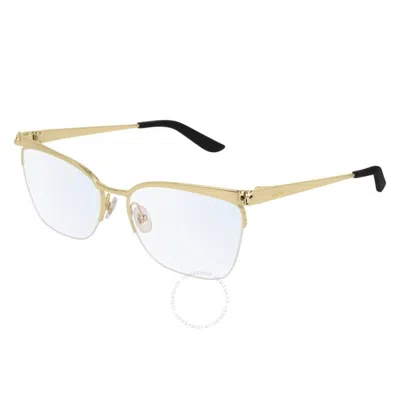Cartier Demo Cat Eye Ladies Eyeglasses Ct0125o 004 56 In Gold